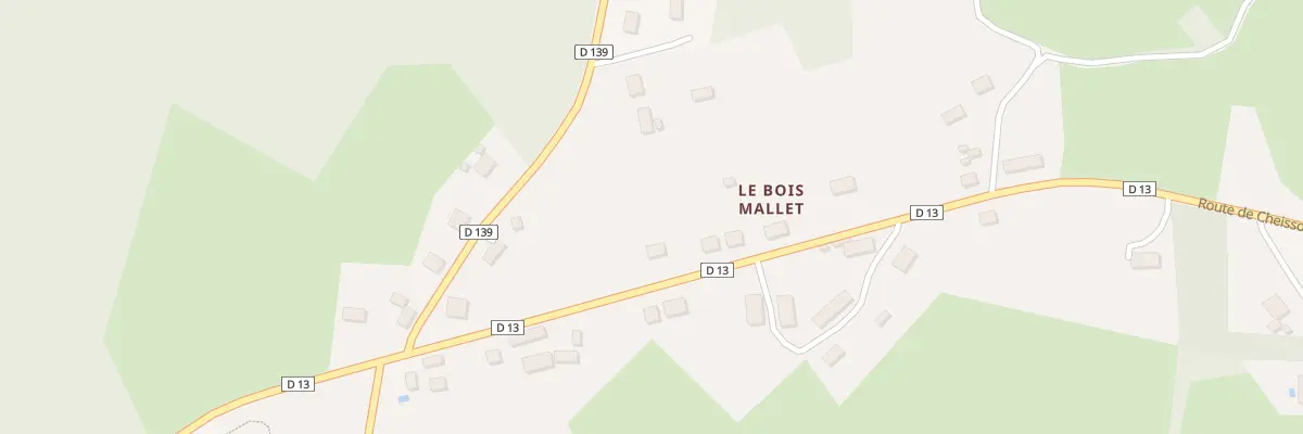 Plan du 7 Rte de Cheissoux à Champnétery