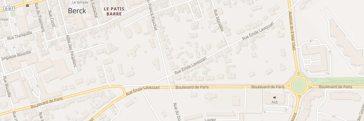 Plan du 72 Rue Emile Lavezzari à Berck
