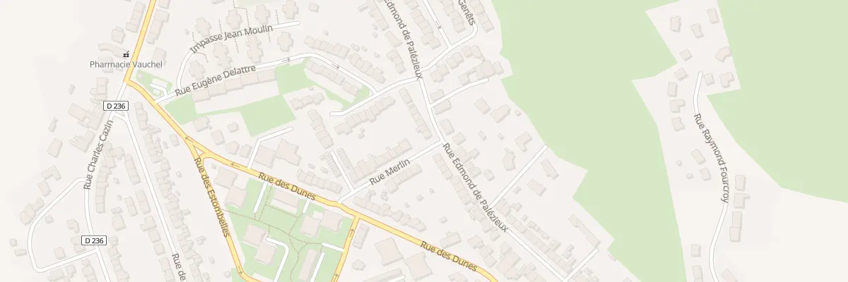 Plan du 58B Rue Edmond de Palezieux à Équihen-Plage