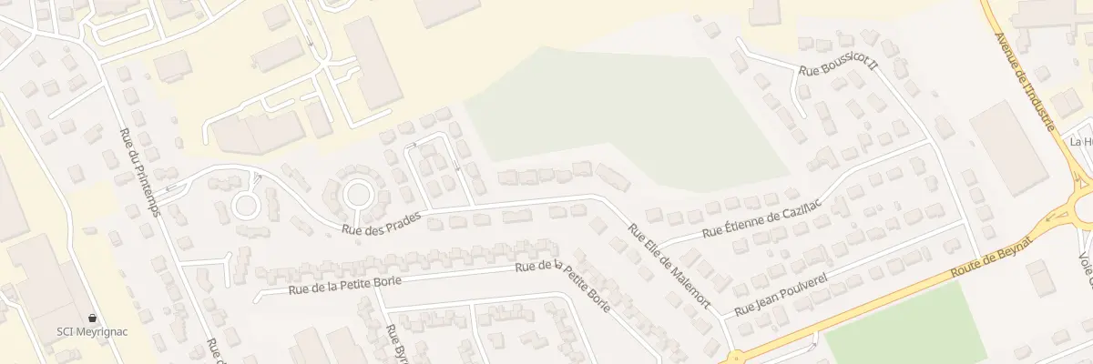 Plan du 19 Rue Des Prades à Malemort