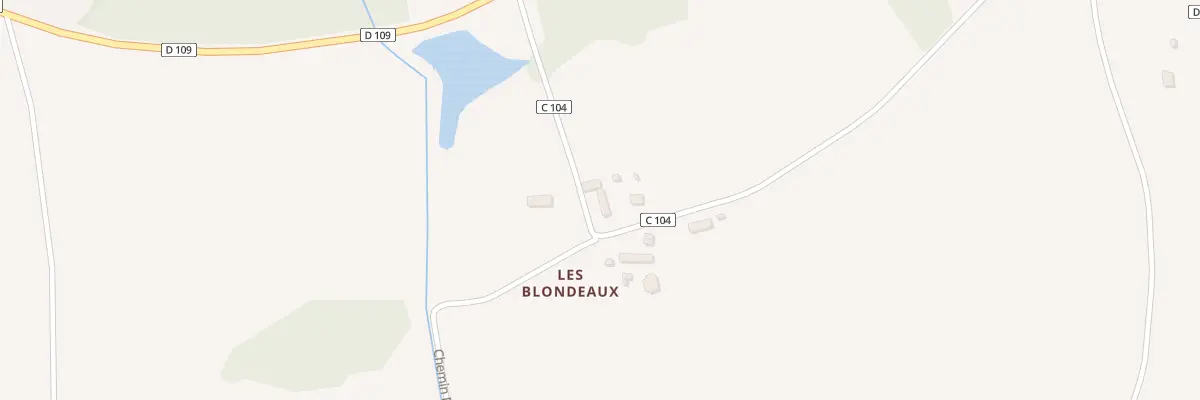 Plan du 5132 Les Blondeaux à Vicq-sur-Nahon