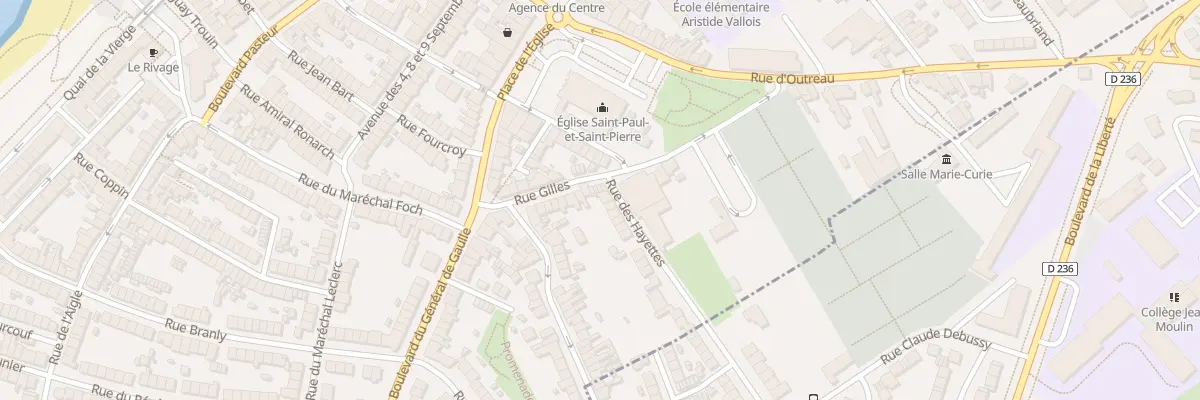 Plan du 2 Rue des Hayettes au Portel