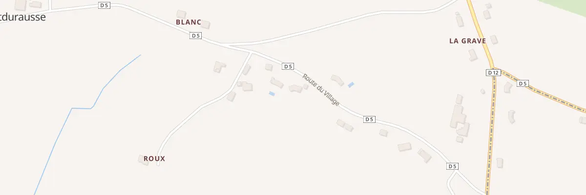 Plan du 661 Rte du Village à Montdurausse