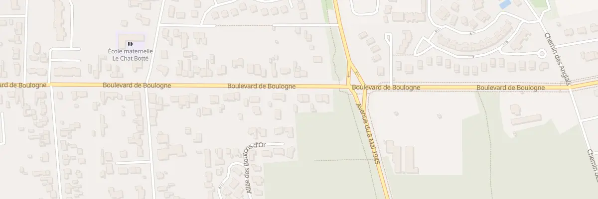 Plan du 68 Bd de Boulogne à Berck