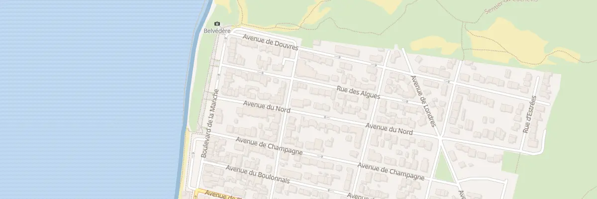 Plan du 40 Rue Surcouf à Merlimont