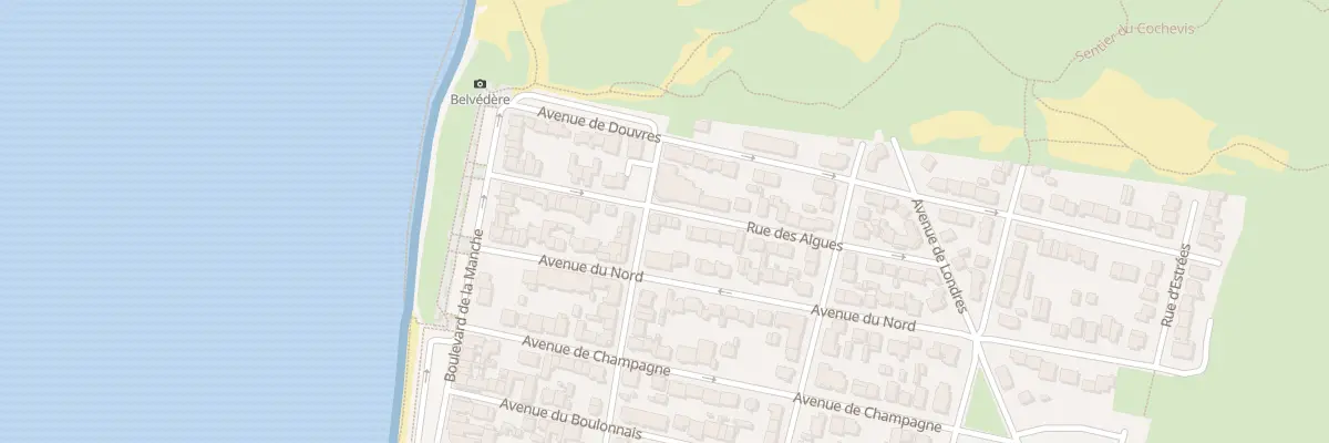 Plan du 22 Rue des Algues à Merlimont