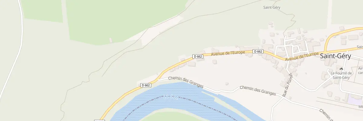 Plan du 5039 Le Bourg Saint Gery à Saint Géry-Vers