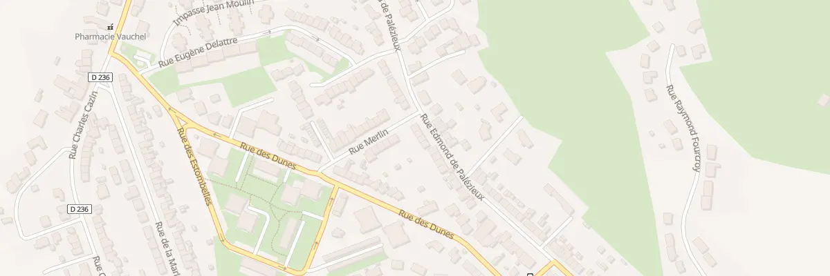 Plan du 60B Rue Edmond de Palezieux à Équihen-Plage