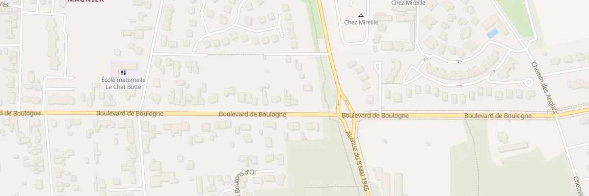 Plan du 85 Bd de Boulogne à Berck