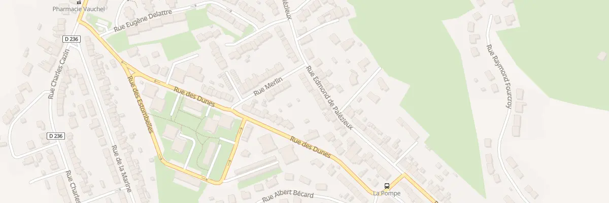 Plan du 64 Rue Edmond de Palezieux à Équihen-Plage
