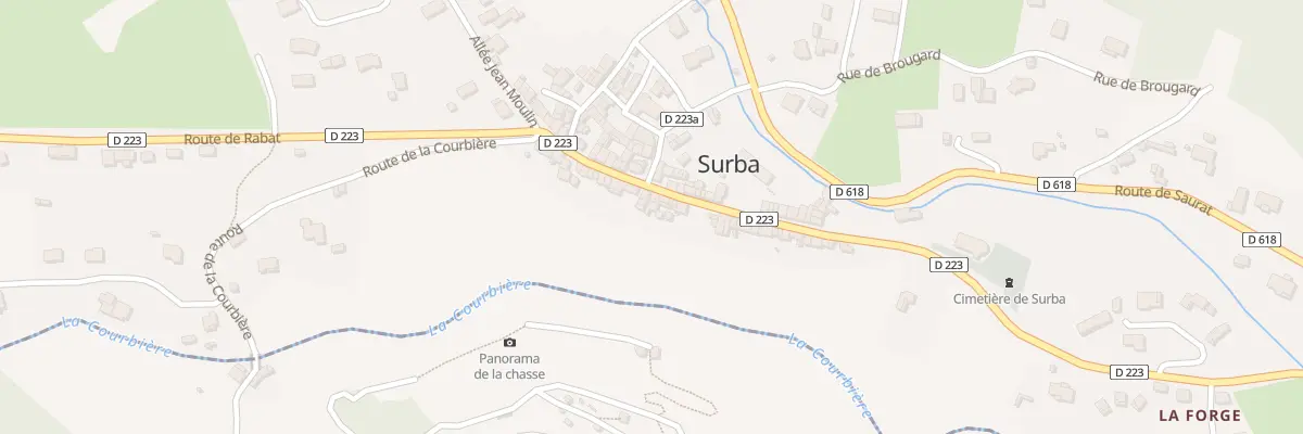 Plan du 66 Surba à Surba