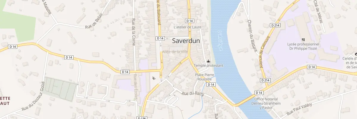 Plan du 4 Rue de la Porte du Bois à Saverdun