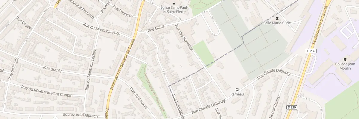 Plan du 22 Rue des Hayettes au Portel
