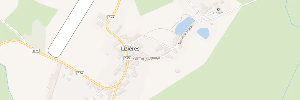 Plan du 1 Pl de l’Eglise à Lizières