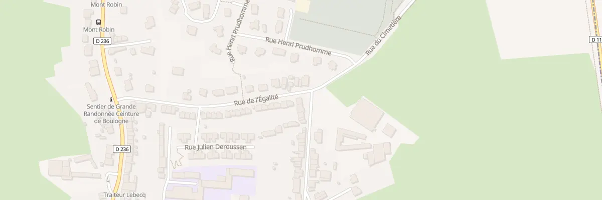 Plan du 61 Rue de la Courtille à Équihen-Plage