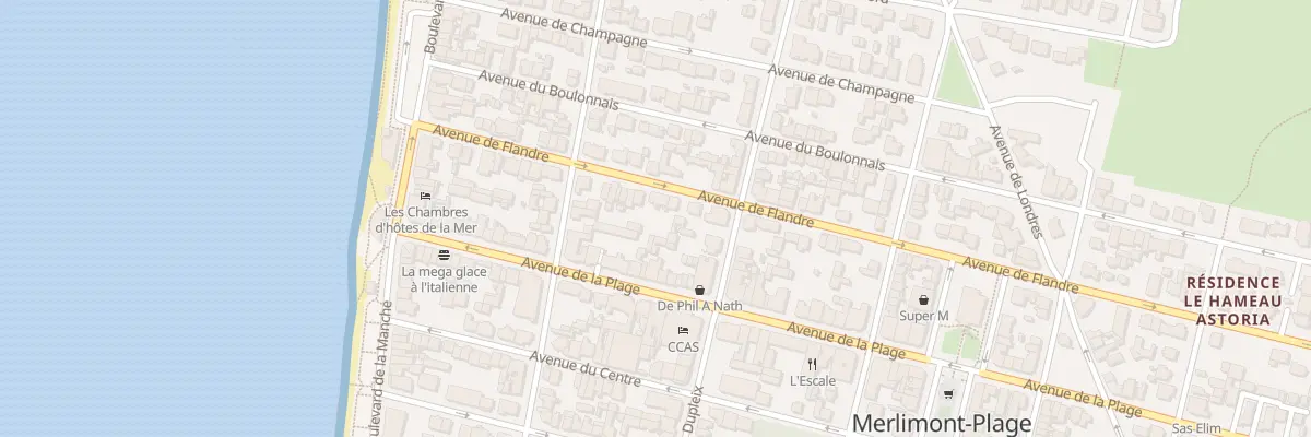Plan du 34 Av de Flandre à Merlimont