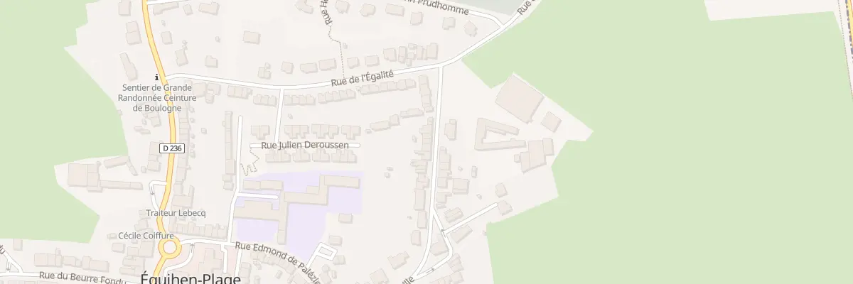 Plan du 47 Rue de la Courtille à Équihen-Plage