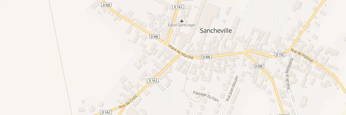 Plan du 10 Pl du Marché à Sancheville
