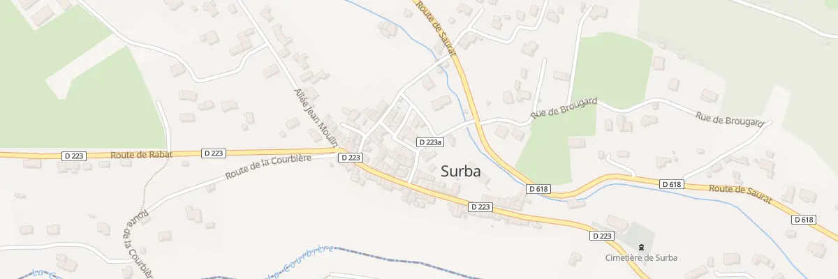 Plan du 113 Surba à Surba
