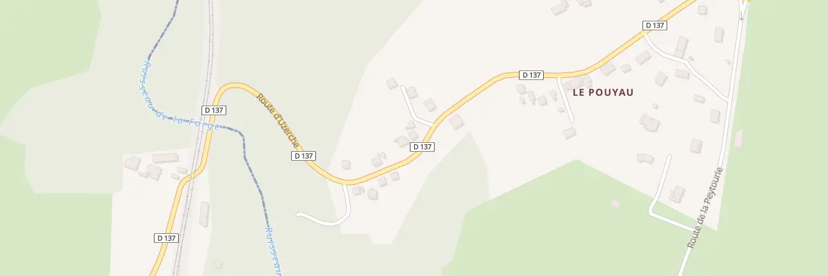 Plan du 3042 Rte d’Uzerche à Condat-sur-Ganaveix
