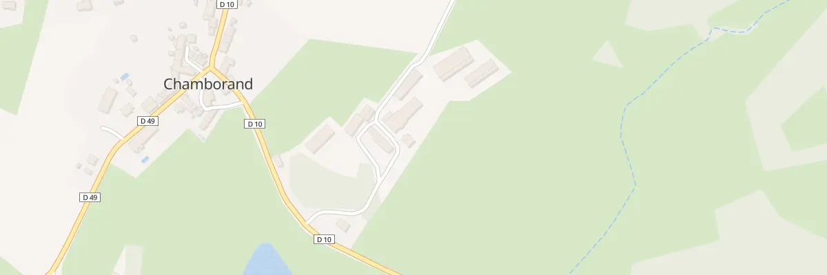 Plan du 1 La Renardive à Chamborand