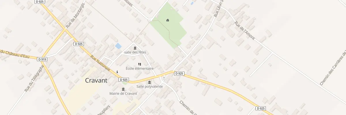 Plan du 3 Rue Léon Venot à Cravant