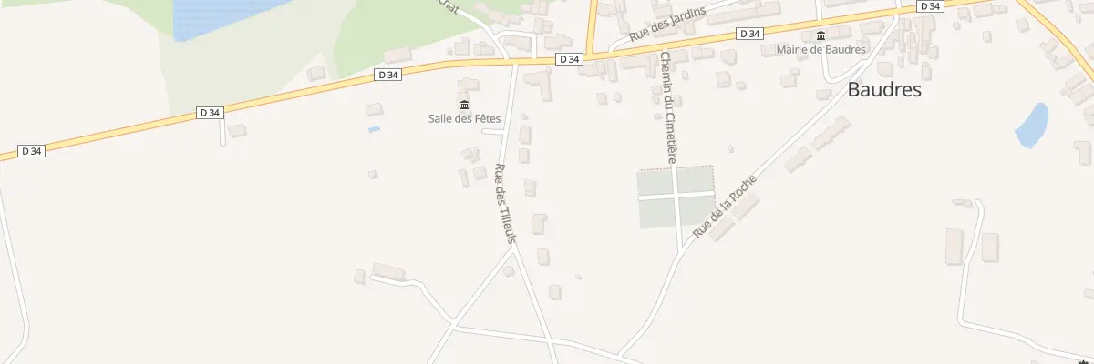 Plan du 5 Rue des Tilleuls à Baudres