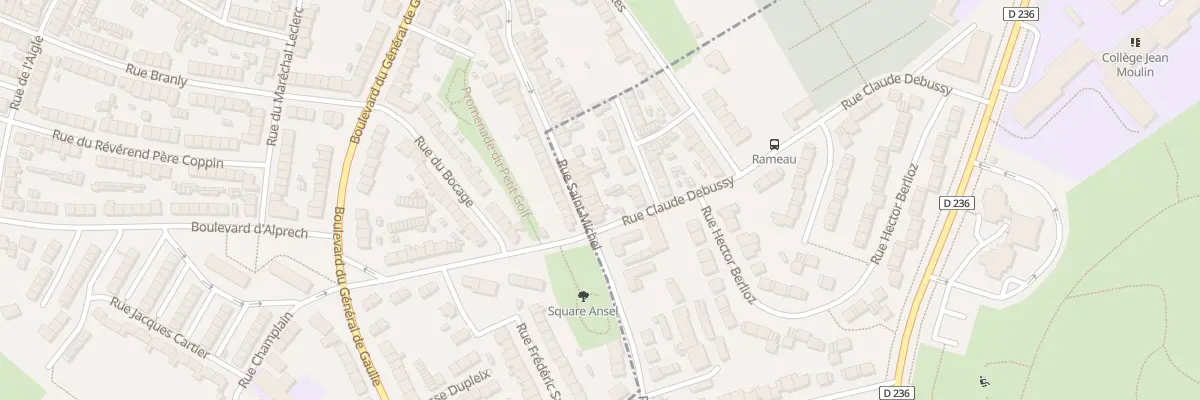Plan du 55 Rue Saint Michel à Outreau