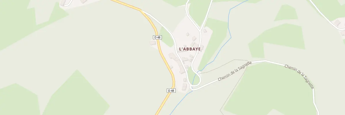 Plan du 3 L’Abbaye à Arrènes