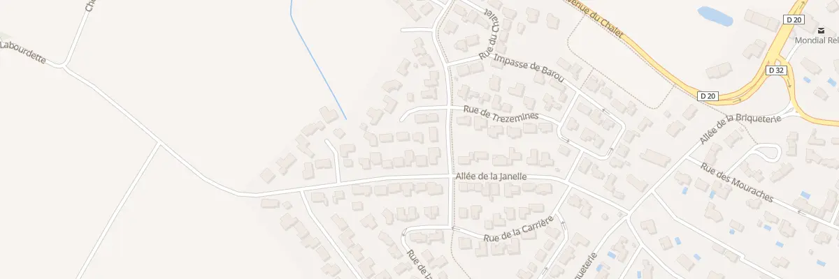 Plan du 5 Imp de Trezemines à Gragnague