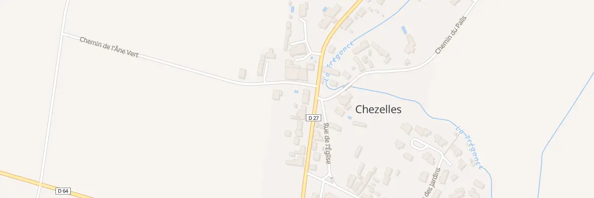 Plan du 20 Rue du Lavoir à Chezelles
