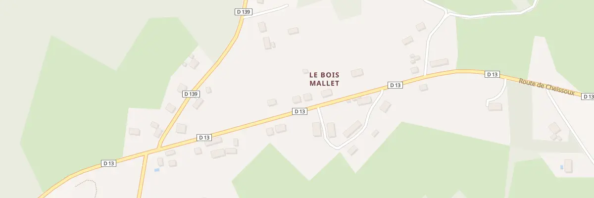 Plan du 9 Rte de Cheissoux à Champnétery