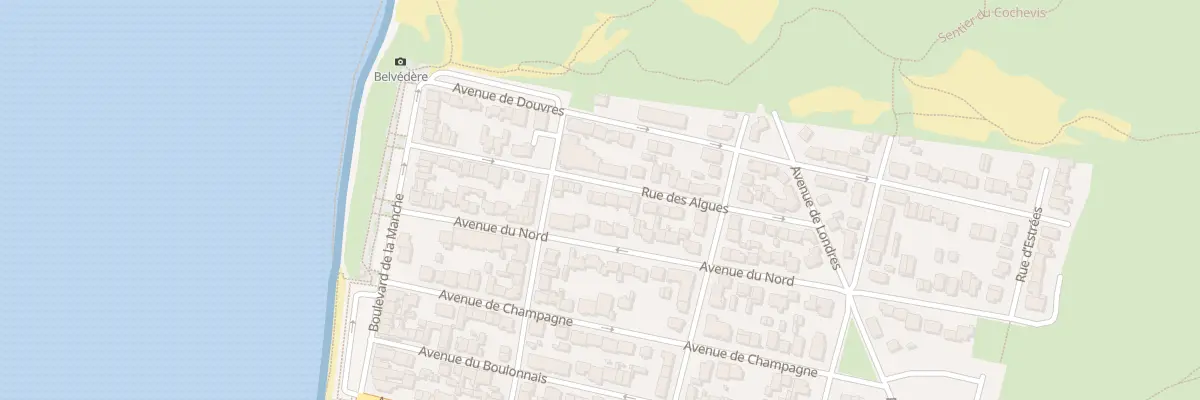 Plan du 30 Rue des Algues à Merlimont