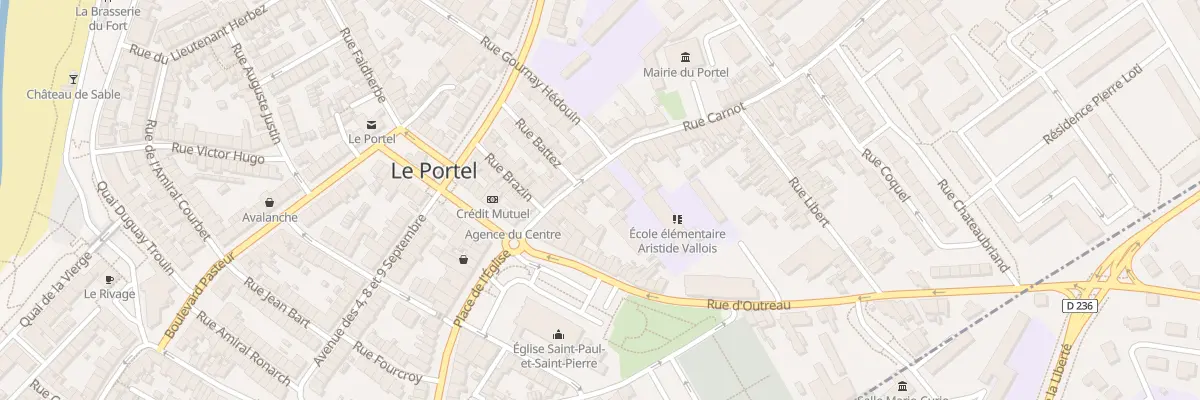 Plan du 22 Rue Carnot au Portel