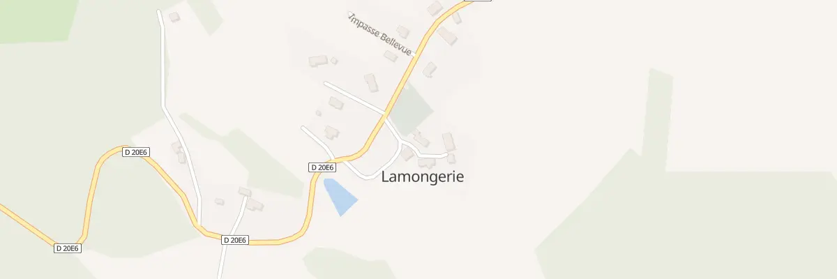 Plan du 5048 Au Bourg à Lamongerie