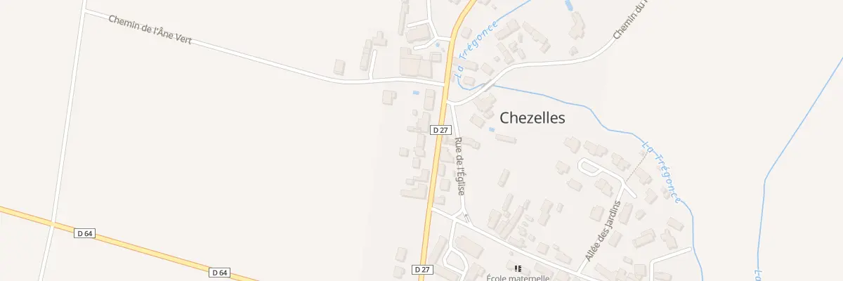 Plan du 16 Rue du Lavoir à Chezelles