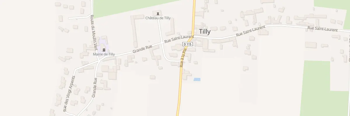 Plan du 1 Pl de l’Amiral de Grasse à Tilly