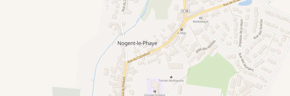 Plan du 16 Rue du Carrefour à Nogent-le-Phaye
