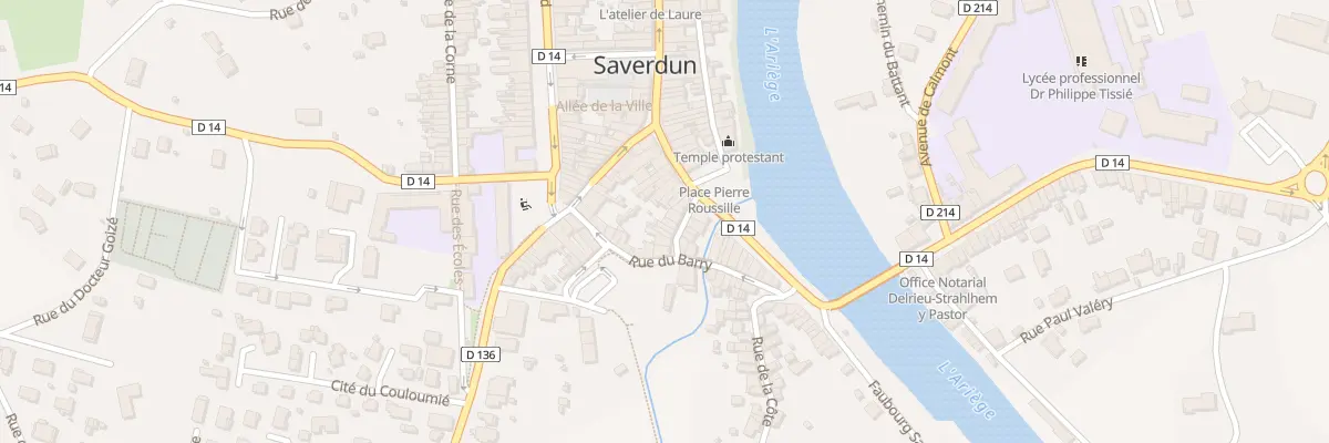 Plan du 6 Rue de Loumet à Saverdun