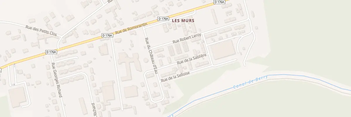 Plan du 5 Rue de la Sabliere à Selles-sur-Cher