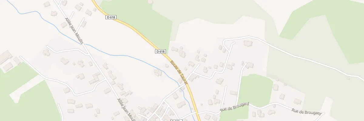 Plan du 201 Rte de Saurat à Surba