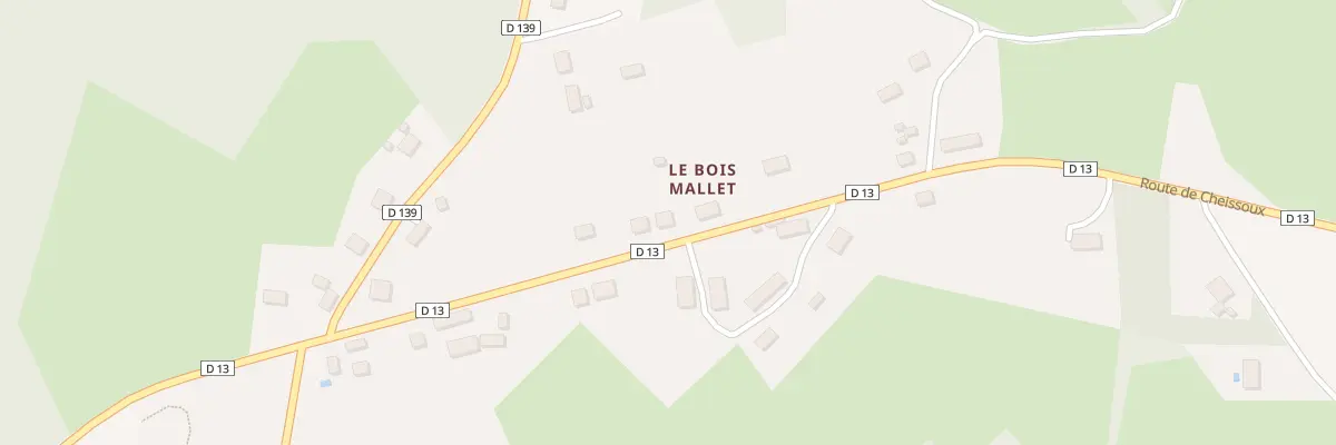 Plan du 11 Rte de Cheissoux à Champnétery