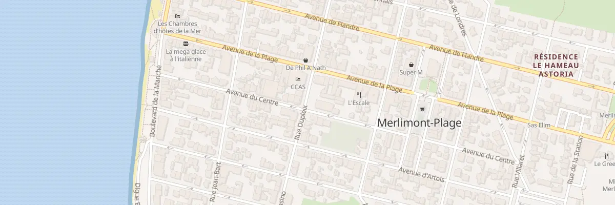Plan du 39 Av du Centre à Merlimont