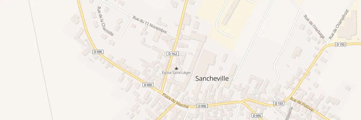 Plan du 8 Rue du Docteur Jambert à Sancheville