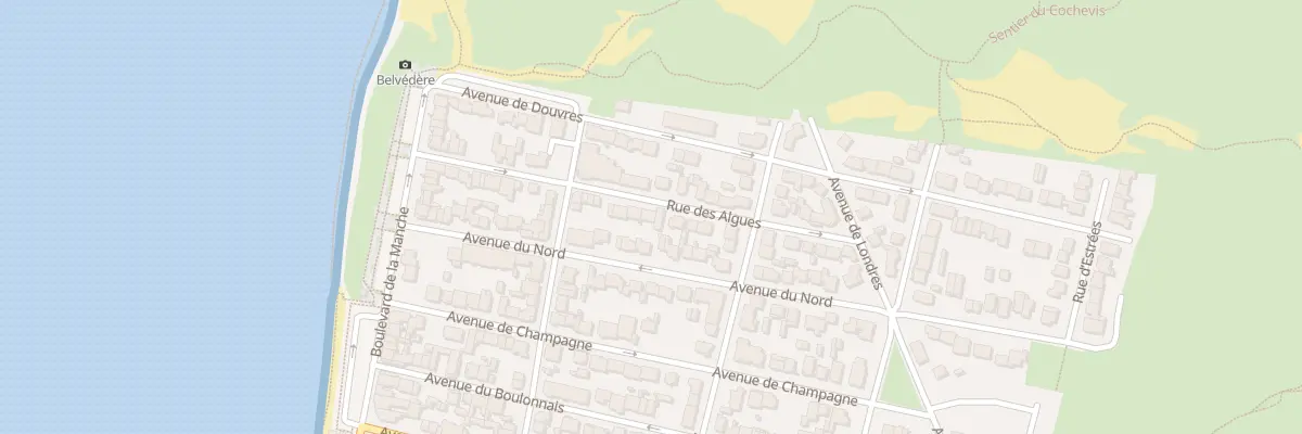 Plan du 34 Rue des Algues à Merlimont