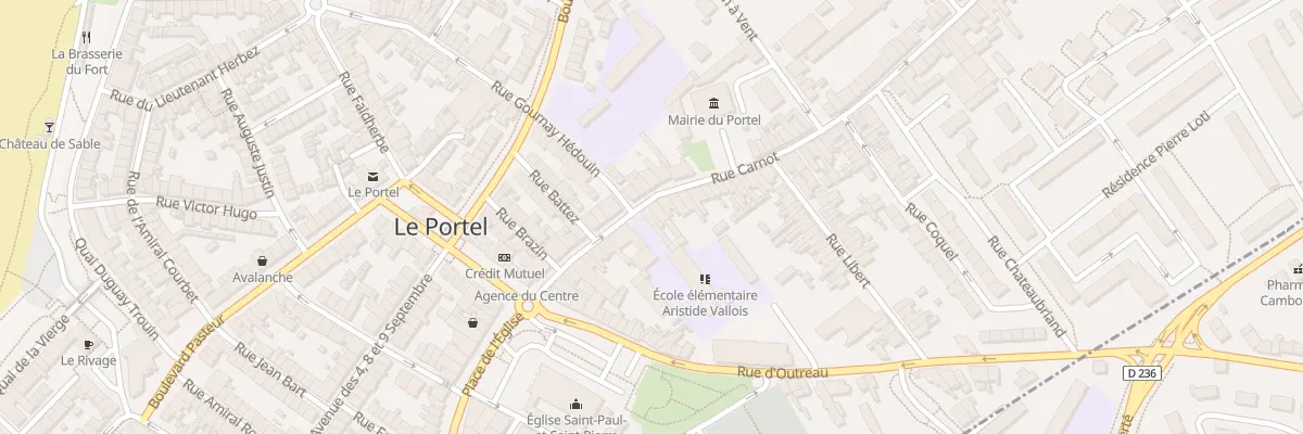Plan du 30 Rue Carnot au Portel