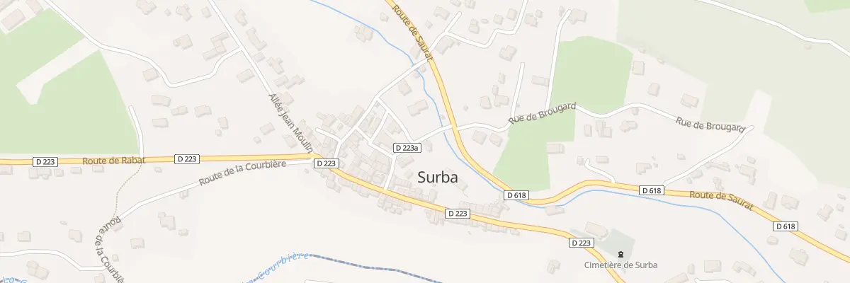 Plan du 17 Surba à Surba