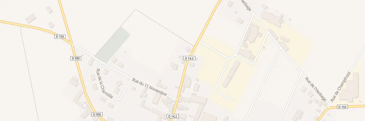 Plan du 33 Rue du Docteur Jambert à Sancheville