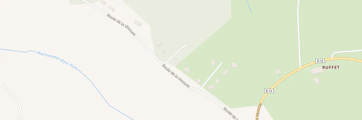Plan du 289 Rte de la Vinouze à Montdurausse