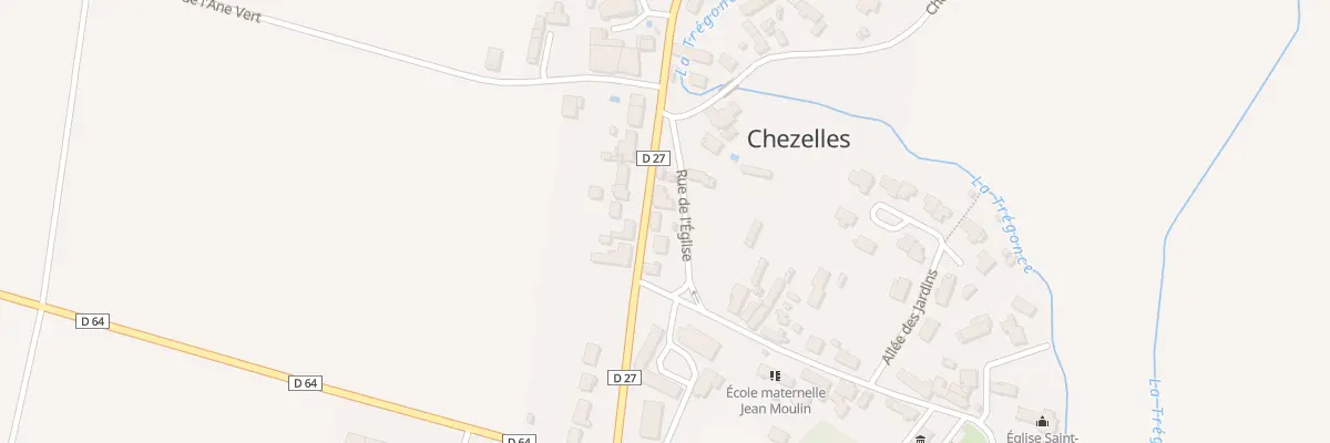 Plan du 5 Rue du Lavoir à Chezelles